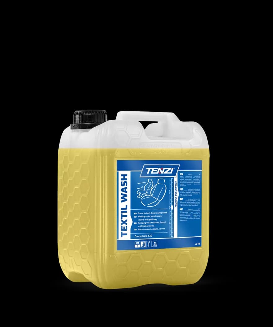 TENZI Textil Wash – Професионален нископенен препарат за екстракторно пране на тапицерии и килими